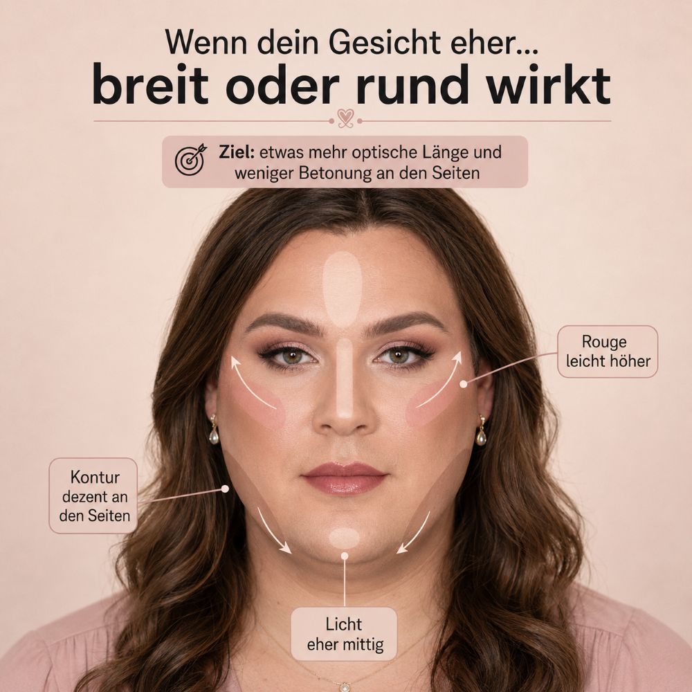 Feminin schminken, erstellt mit KI