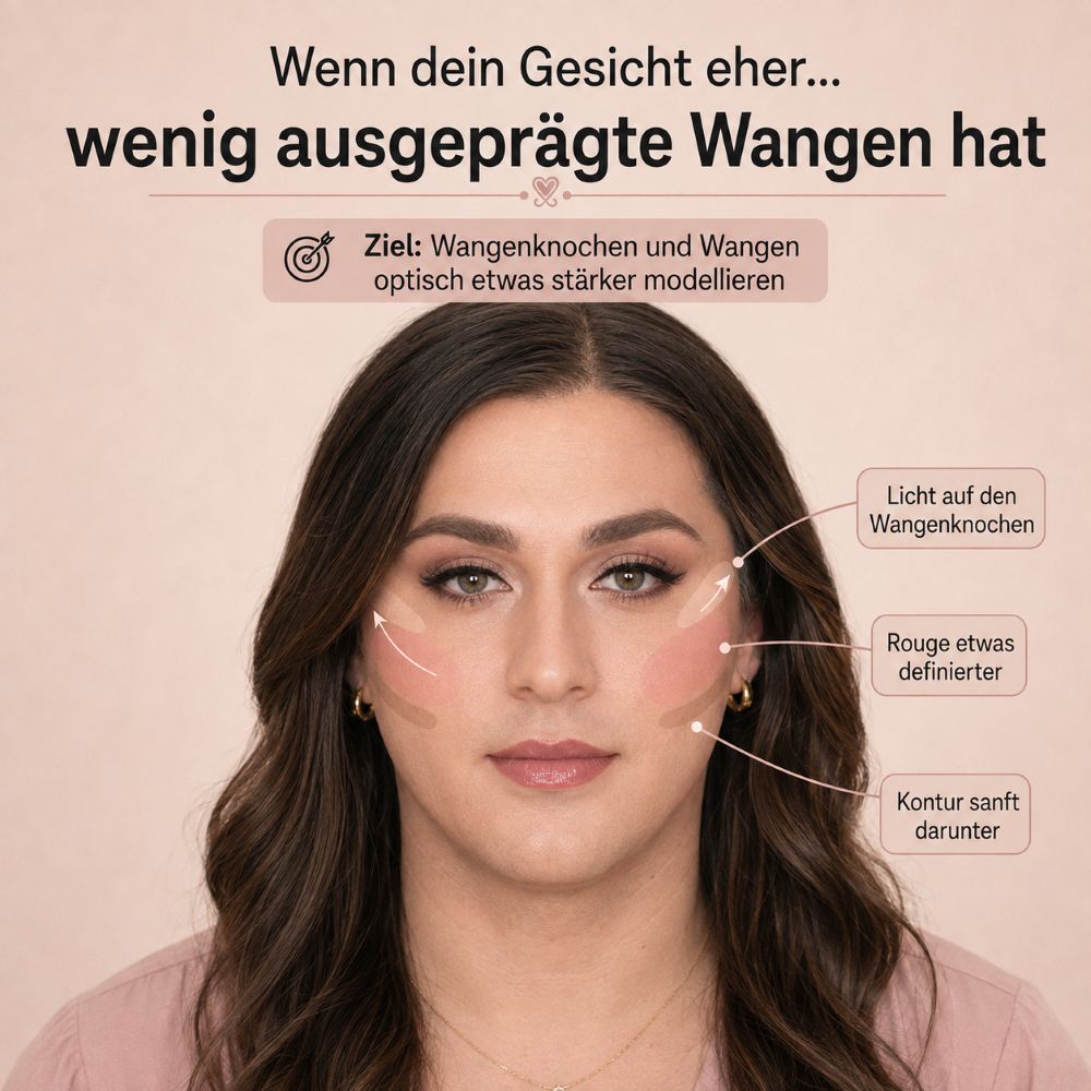 Feminin schminken, erstellt mit KI