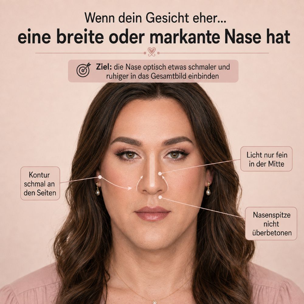 Feminin schminken, erstellt mit KI