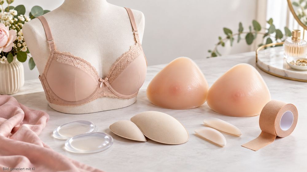 BHs für Crossdresser, Teil 2: Welcher BH passt zu Silikonbrüsten, Pads, Tape und Co.?
